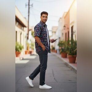 Magellan Fishing Shirt. Moisture Wicking button down. Short sleeve (NWT)